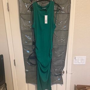 Michael Stars Vibrant Green Wren Dress